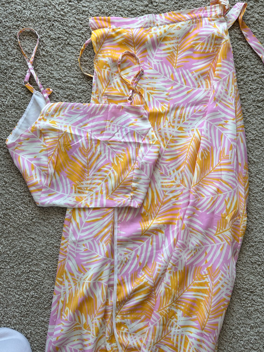 Tropical print set